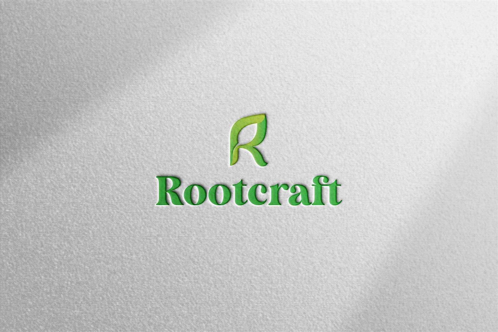 Rootcraft Logo Mockup